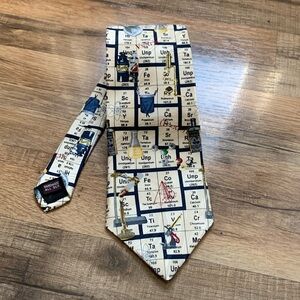 👨🏻‍🔬🧪Periodic Table Silk Tie {Museum Artifacts} All Silk